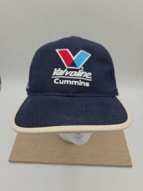 Valvoline Cummins Eagle One Hat NWT Blue Strapback Embroidered